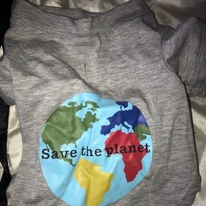 Save the planet dog shirt